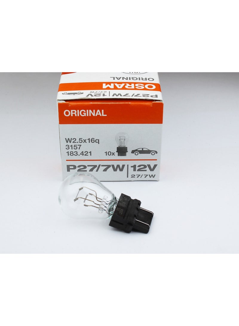 Osram Automotive Brake Light / Indicator Bulb 3157 12V 27/7W 2Pcs - Image 2